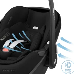 Maxi-Cosi Pebble 360 Pro2 - Twillic Black- Autostole Uden Baser|Autostole 40-87 Cm (0-15 Mdr.)