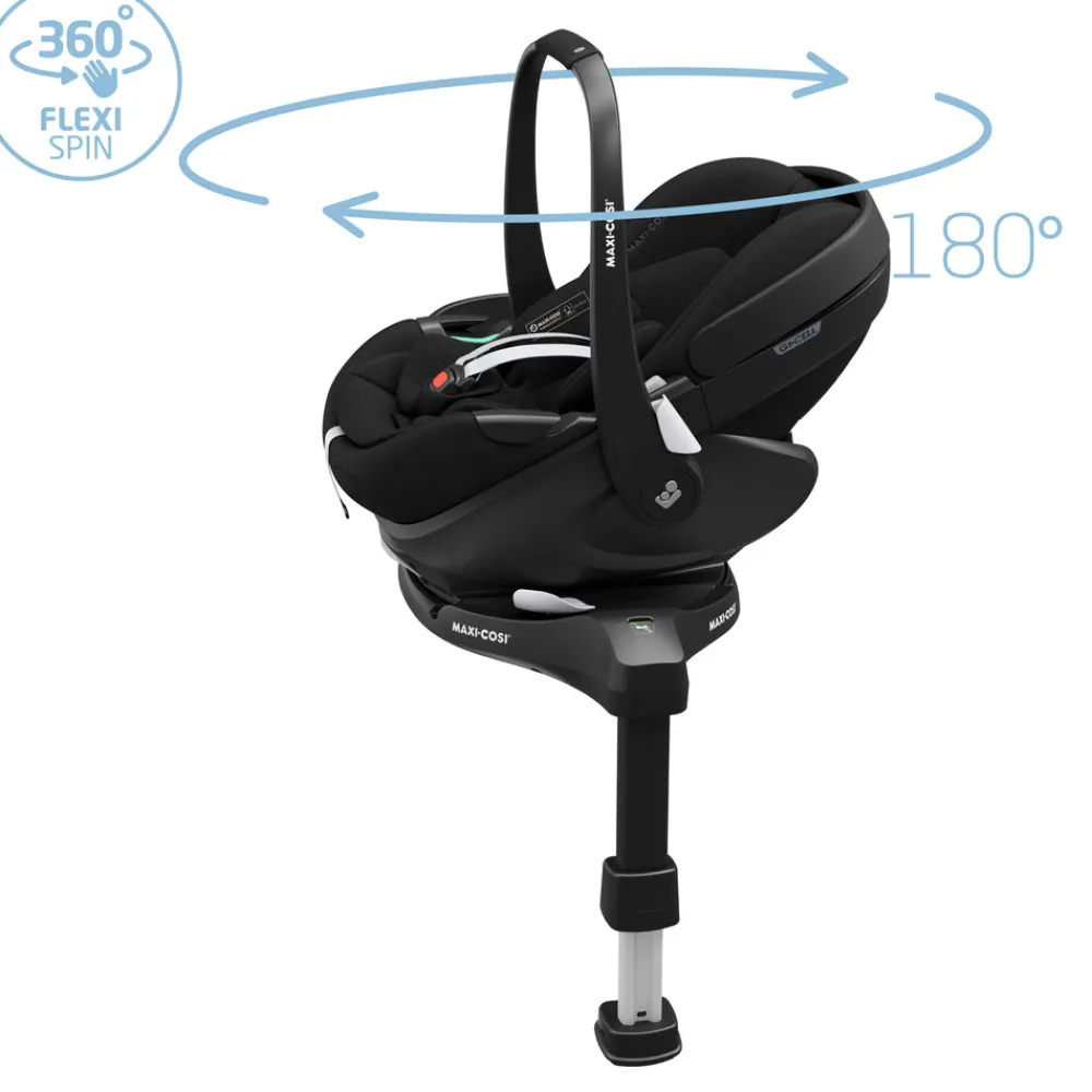 Maxi-Cosi Pebble 360 Pro2 - Twillic Black- Autostole Uden Baser|Autostole 40-87 Cm (0-15 Mdr.)