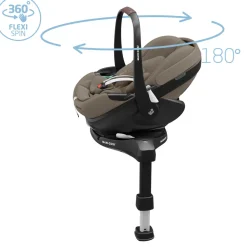 Maxi-Cosi Pebble 360 Pro2 - Twillic Truffle- Autostole Uden Baser|Autostole 40-87 Cm (0-15 Mdr.)