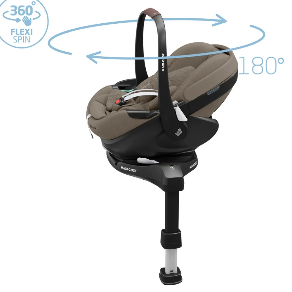 Maxi-Cosi Pebble 360 Pro2 - Twillic Truffle- Autostole Uden Baser|Autostole 40-87 Cm (0-15 Mdr.)