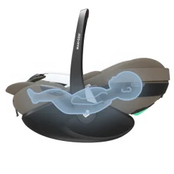 Maxi-Cosi Pebble 360 Pro2 - Twillic Truffle- Autostole Uden Baser|Autostole 40-87 Cm (0-15 Mdr.)