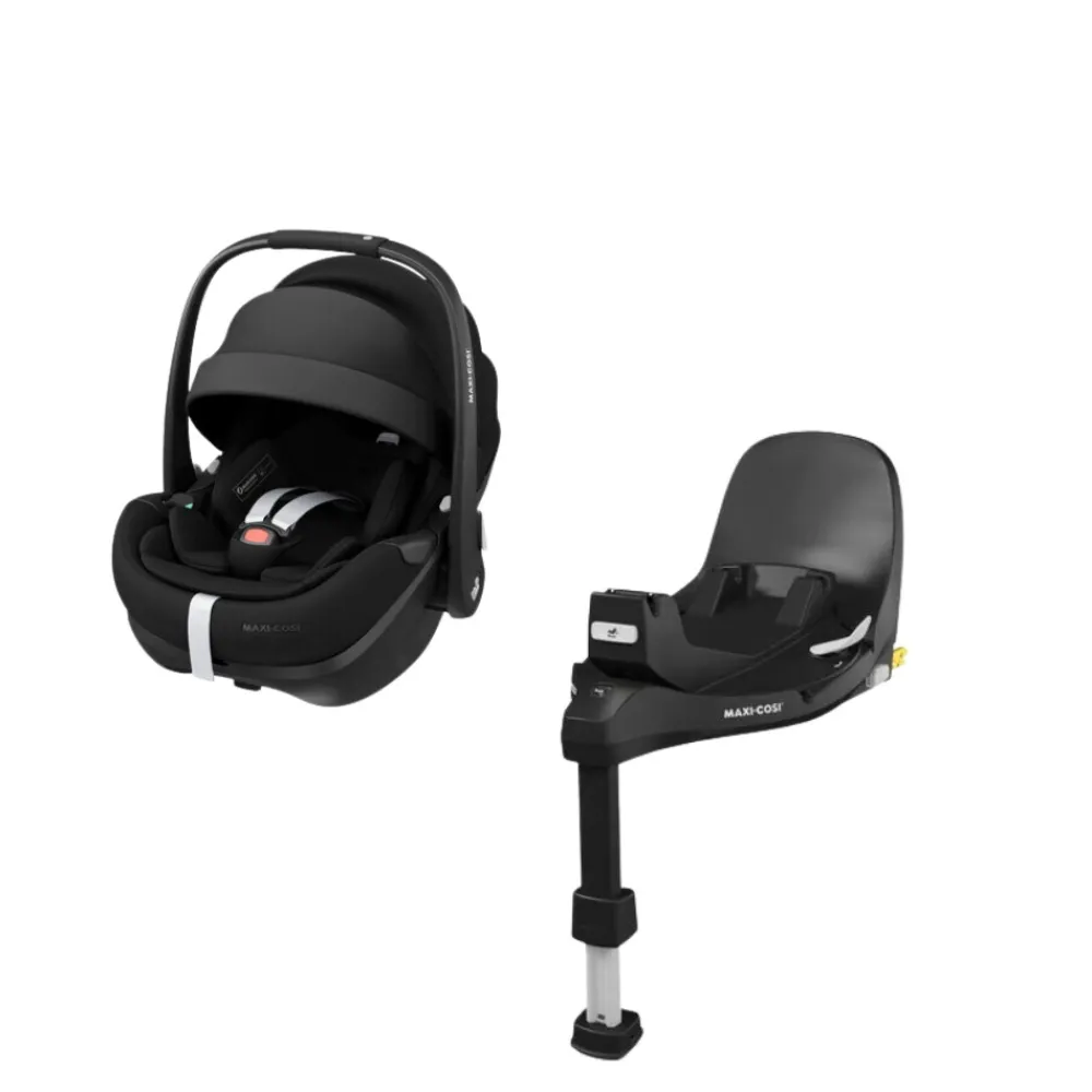 Maxi-Cosi Pebble 360 Pro2 inkl. base - Twillic Black- Autostole 40-87 Cm (0-15 Mdr.)