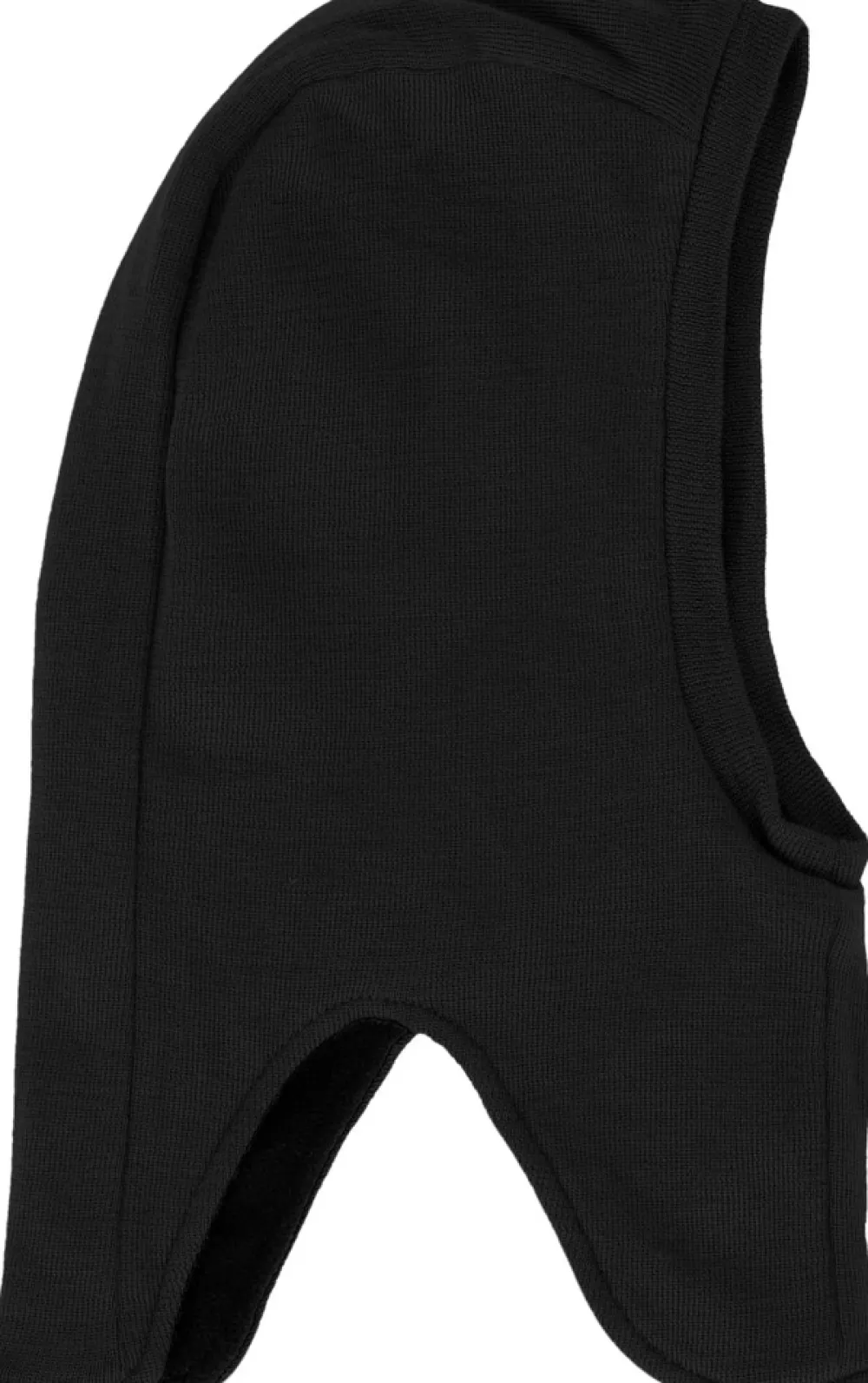 ZIG ZAG Pecan strikket Balaclava - Black- Elefanthuer & Huer