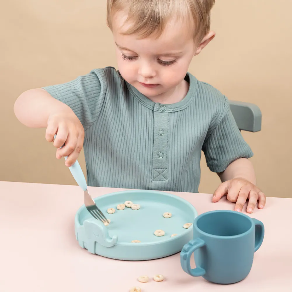 Done By Deer Peekaboo spisesæt - blå- Service