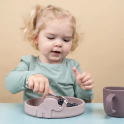 Done By Deer Peekaboo spisesæt - powder- Service