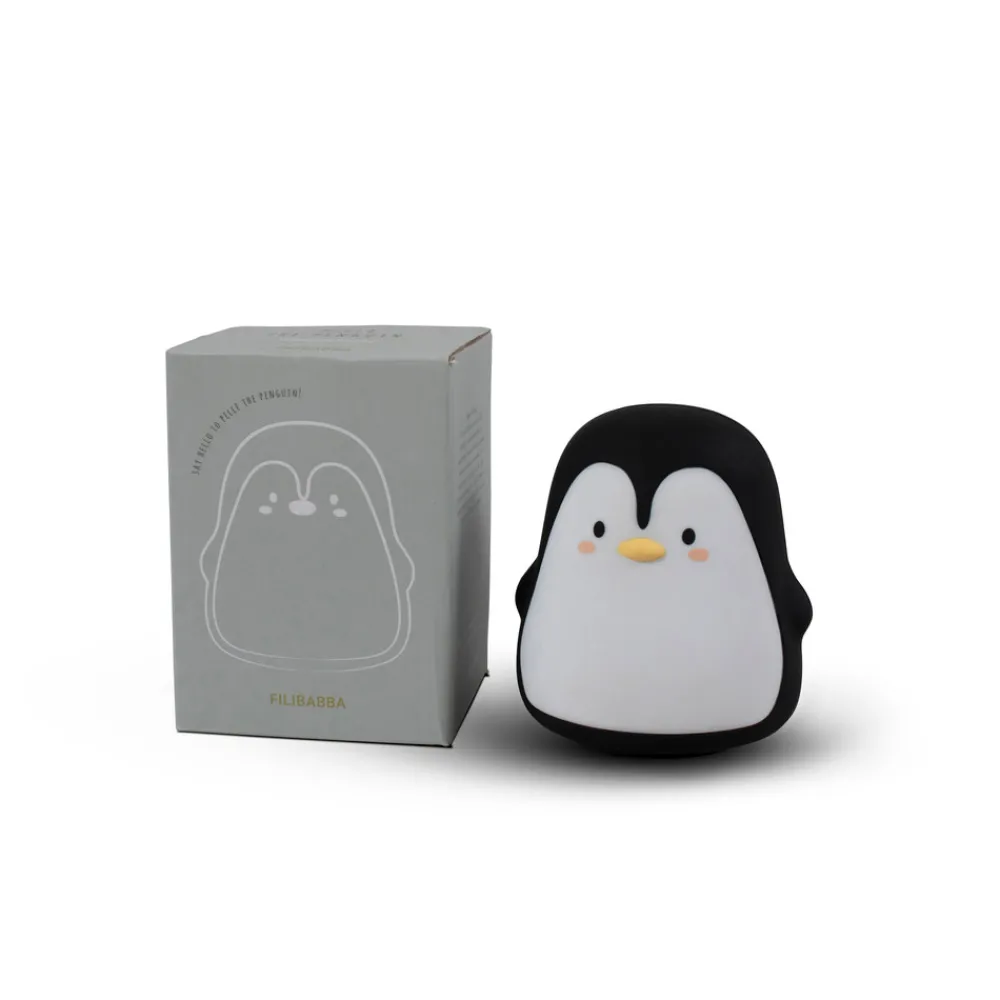Filibabba Pelle the Penguin LED lampe-Børn Lamper