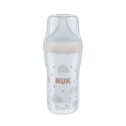 NUK Perfect Match PP sutteflaske 260 ml - Rainbow- Sutteflasker