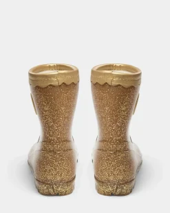 Sofie Schnoor Kids Perla Gummistøvler - Champagne- Lange Gummistøvler