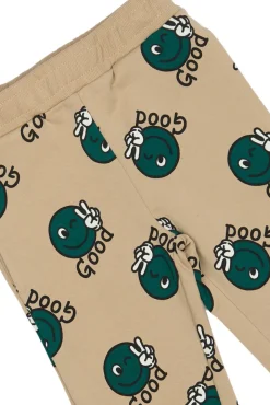 The New Siblings Phil Sweatpants - HUMUS AOP- Bukser