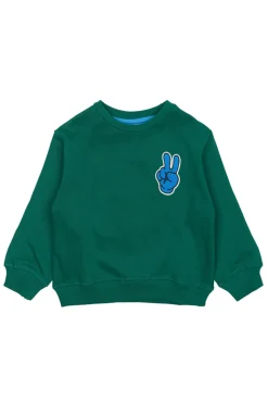 The New Siblings Phineas Sweatshirt - ALPINGREEN- Cardigans, Veste & Trøjer