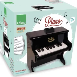 Vilac Piano - Sort- Musiklegetøj