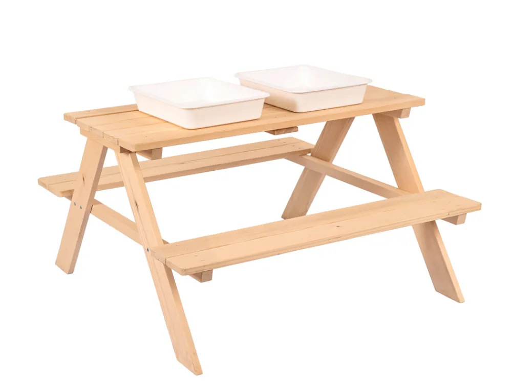 Kukka Picnic bænk med opbevaring-Børn Bænke & Skamler|Leg I Haven