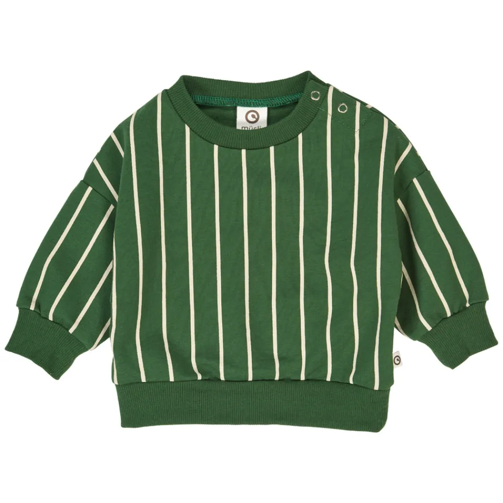 Müsli Pinstripe Sweattrøje - 690000266- Cardigans, Veste & Trøjer