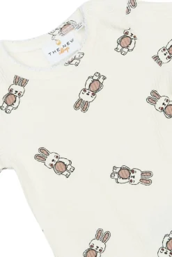 The New Siblings Pippa Rib Body langærmet - Cloud dans- Bodystocking Langærmet