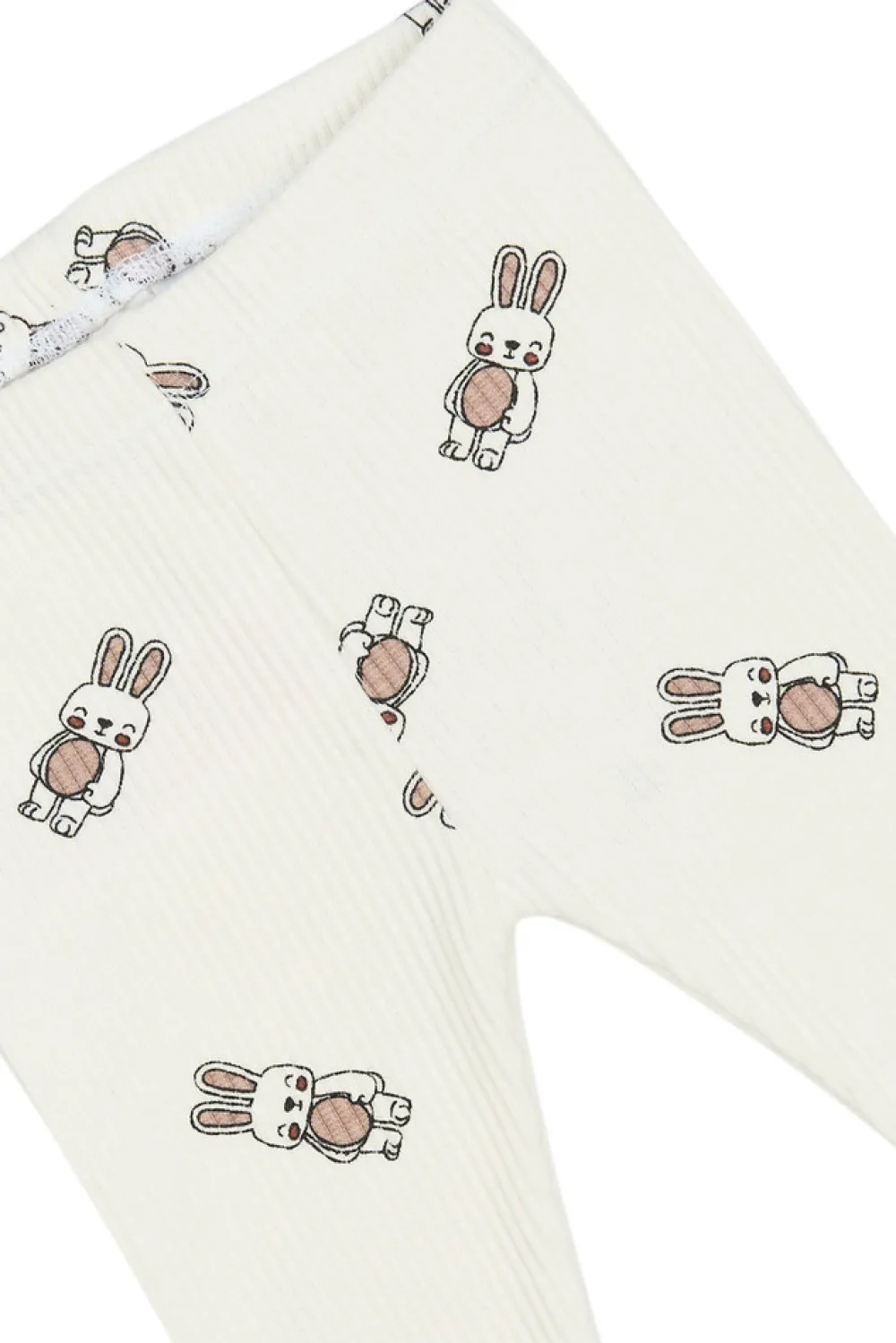 The New Siblings Pippa Rib Leggings - Cloud dans- Leggings