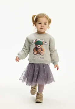 The New Siblings Pippin Sweatshirt - LIGHT GREY- Cardigans, Veste & Trøjer