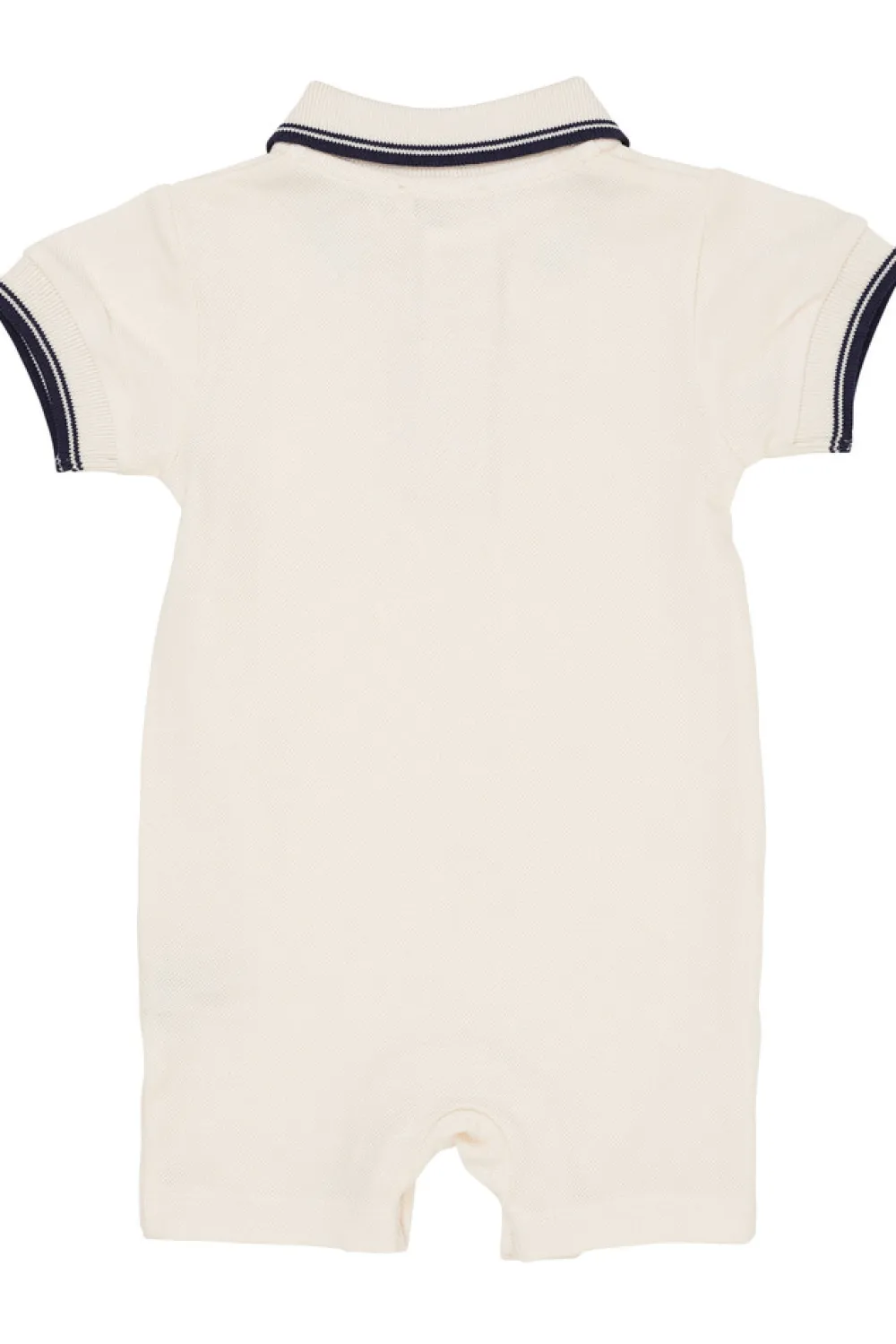 Copenhagen Colors Pique polo romper - CREAM- Bodystocking Kortærmet