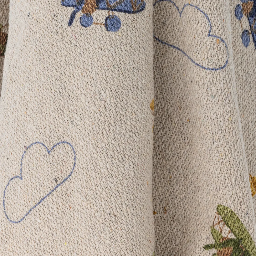 Bloomingvillemini Plaid, Plane, Natur-Børn Tæpper