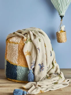 Bloomingvillemini Plaid, Plane, Natur-Børn Tæpper