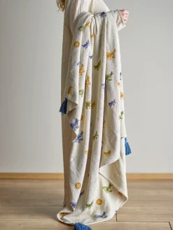 Bloomingvillemini Plaid, Plane, Natur-Børn Tæpper