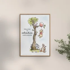 Poster & Frame Plakat - Peter Plys - ballon eventyr-Børn Plakater