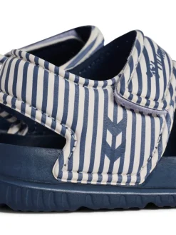 hummel Playa jr - Black iris/marshmallow- Badesko|Sandaler Med Åben Tå