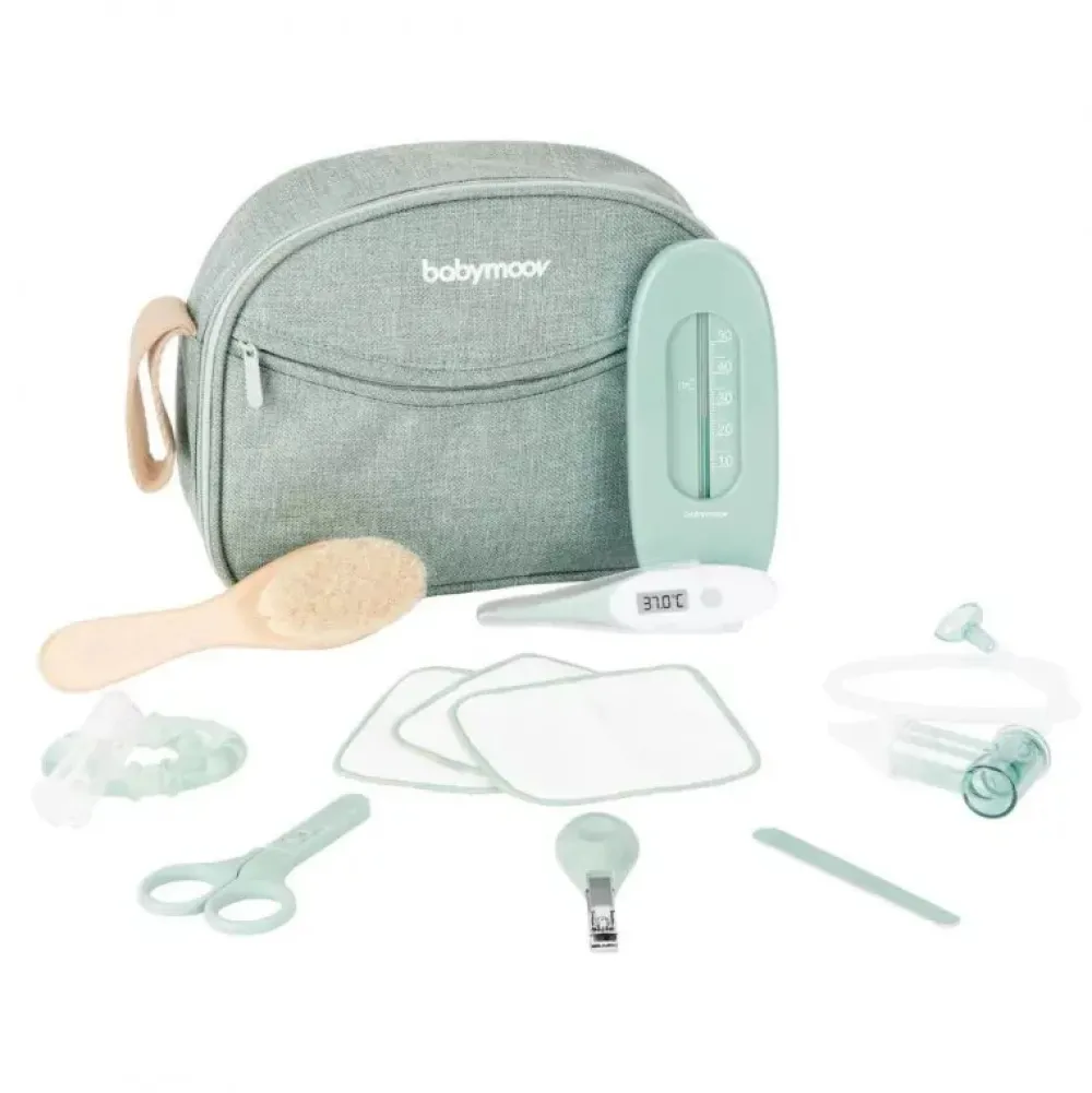 Babymoov Plejesæt til baby - grøn- Plejeartikler Til Baby