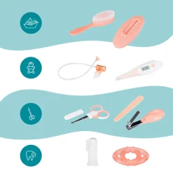 Babymoov Plejesæt til baby - peach- Plejeartikler Til Baby