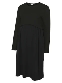 MamaLicious Polia langærmet kjole - BLACK- Kjoler/Nederdele