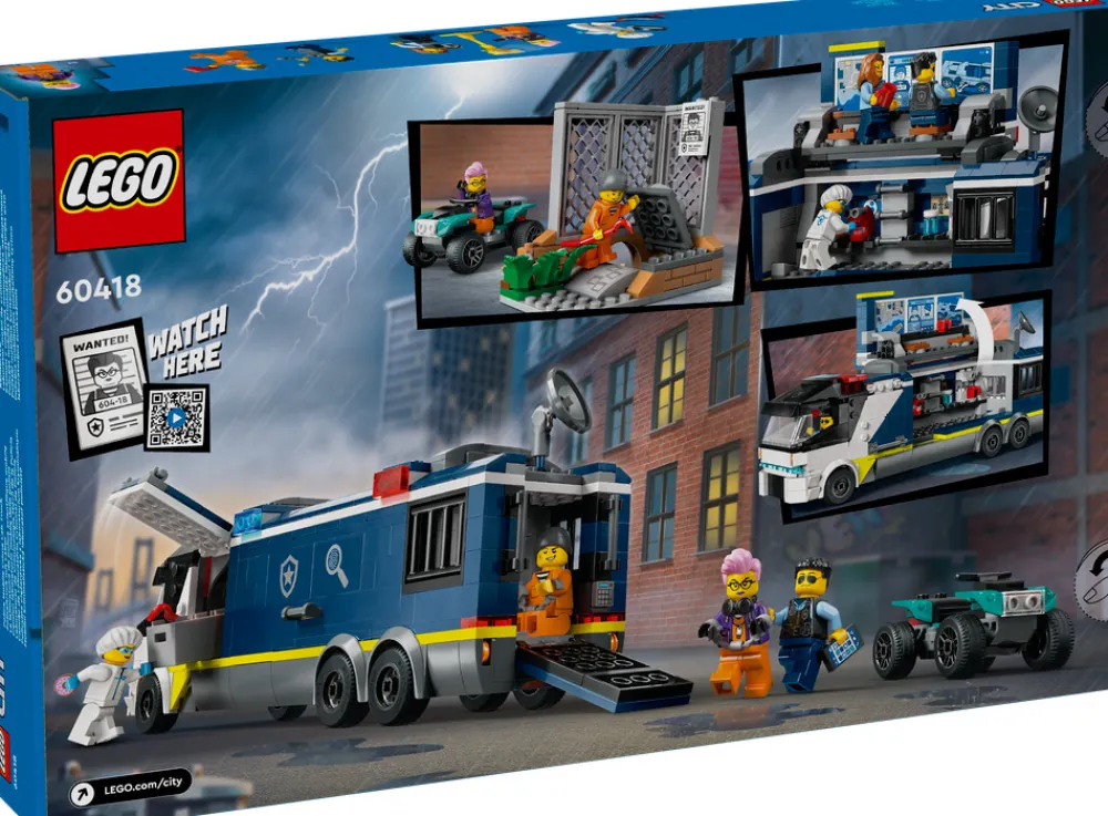 LEGO CITY Politiets mobile kriminallaboratorium 60418 LEGO® City- Lego
