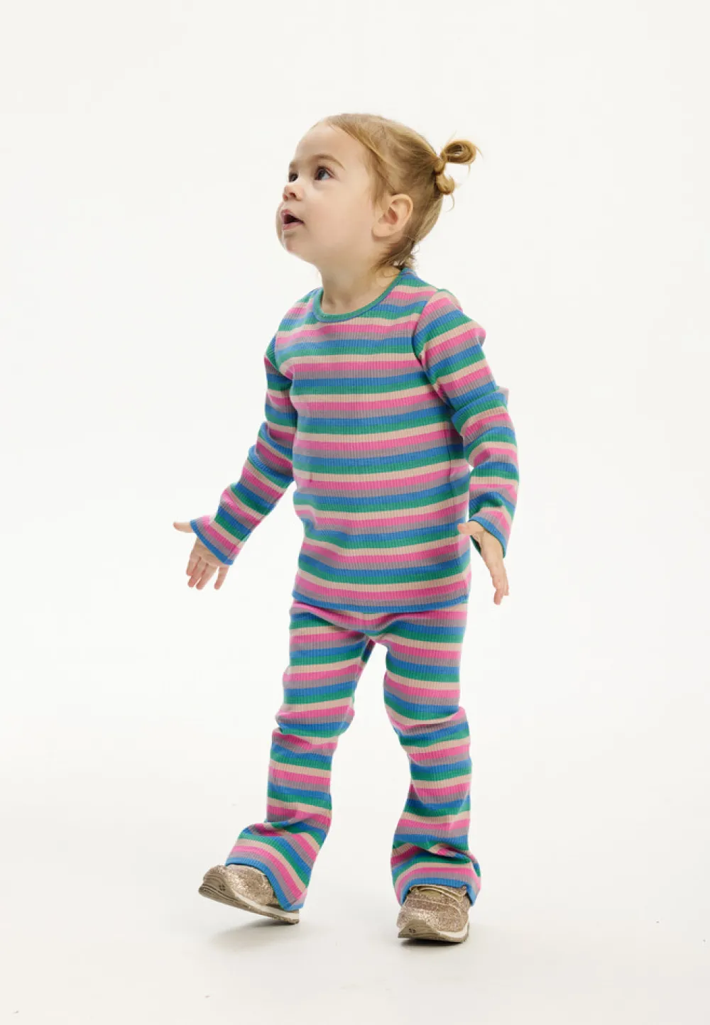 The New Siblings Polly Rib Bluse - MULTI- Bluser