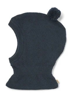 Wheat Pomi Strikket Elefanthue - Ink melange- Elefanthuer & Huer