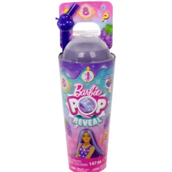 BARBIE Pop Reveal Juicy Fruits Grape Fizz- Barbiedukker & Tilbehør
