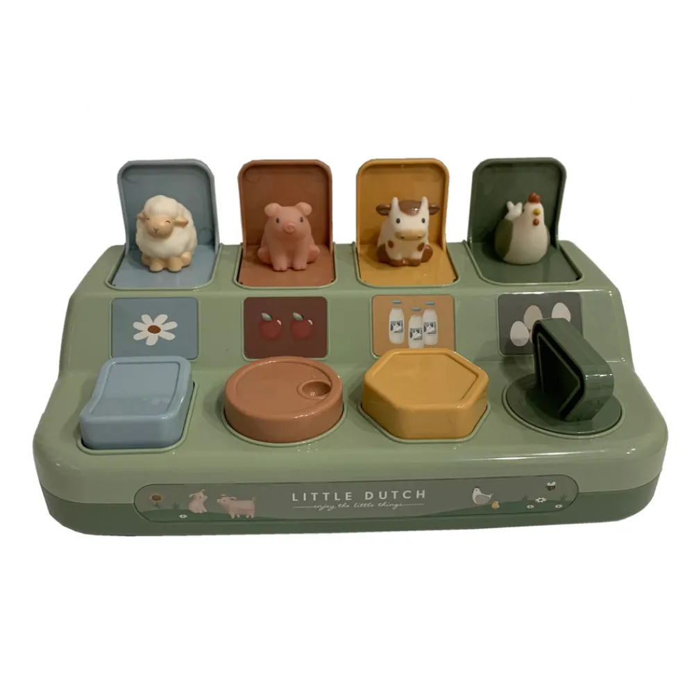 Little Dutch Pop up dyr Little Farm- Puttekasser