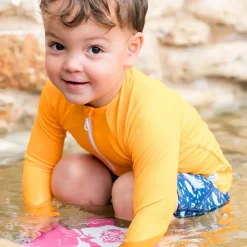 Splash About Premium Rash Badebluse - ORANGE- Badeshorts & Bluser