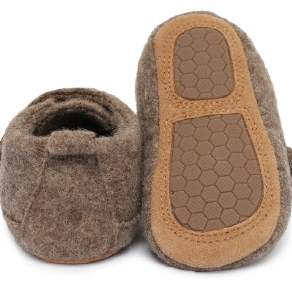 Mikk-Line Prewalker Uld - MELANGE DENVER- Uld Hjemmesko