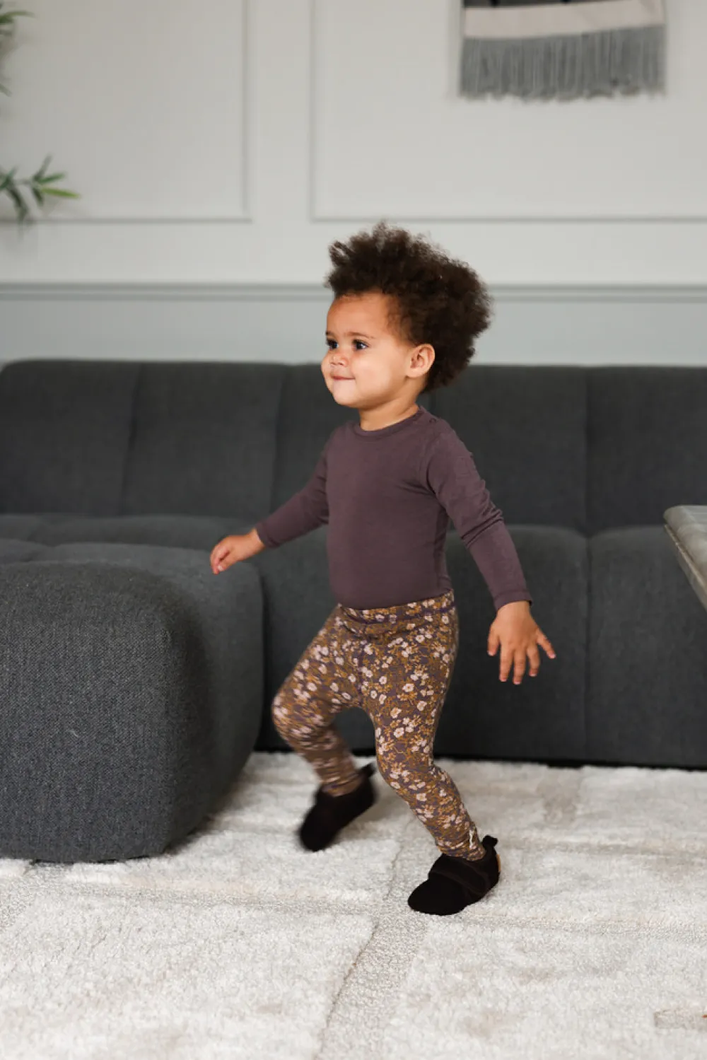 Mikk-Line Prewalker Uld - Raisin- Uld Hjemmesko