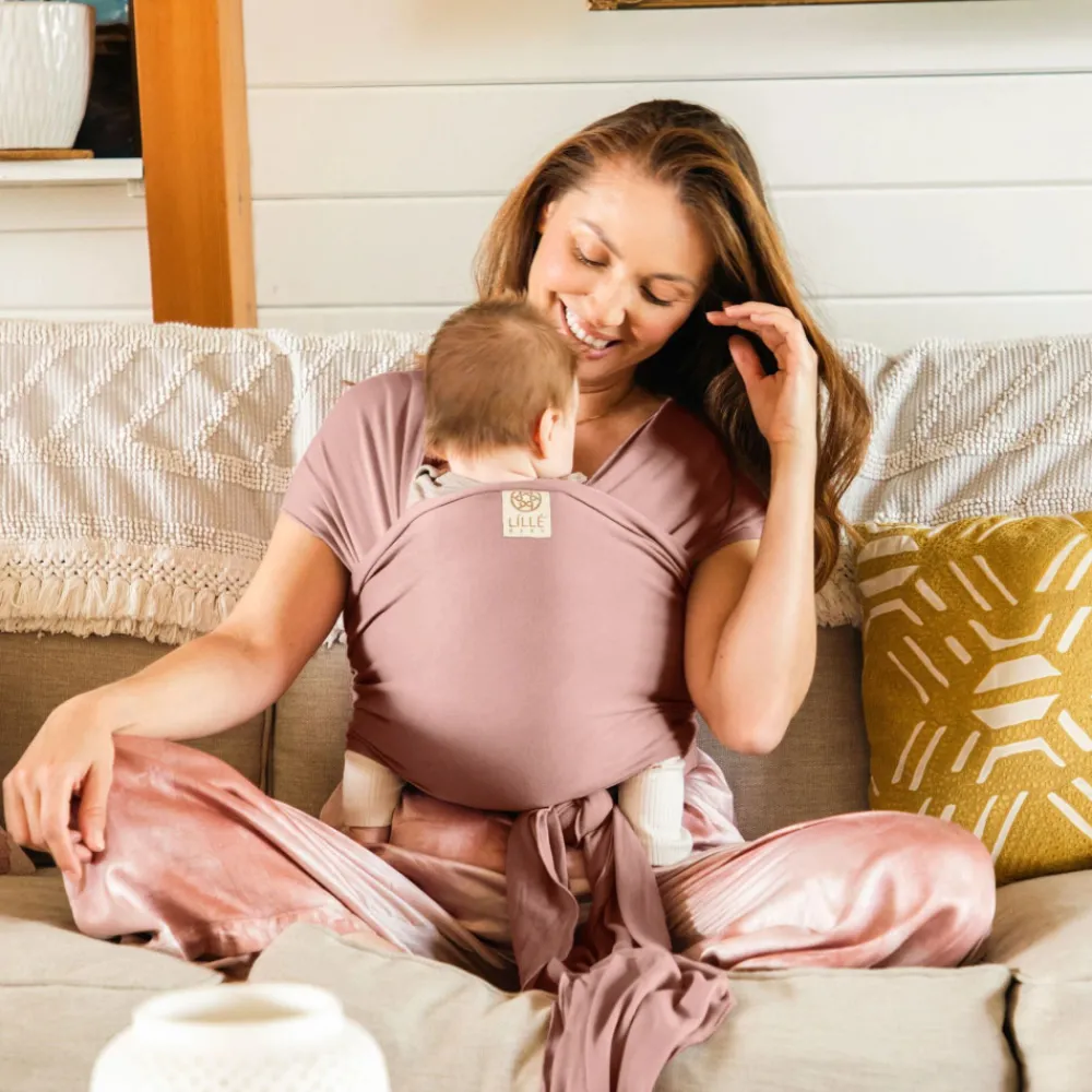 LÍLLÉ BABY Prewrap vikle, Dragonfly - Rosa- Bæreseler & Vikler