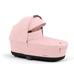 Cybex Priam Duovogn - peach pink/matt black- Kombivogne Med Flade Sæder