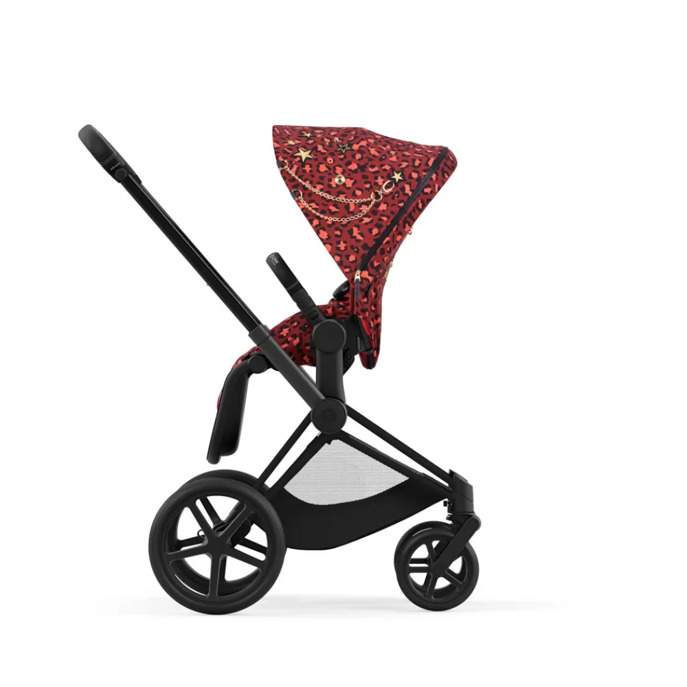 Cybex Priam duovogn - rockstar/matt black- Kombivogne Med Flade Sæder