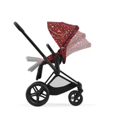 Cybex Priam duovogn - rockstar/matt black- Kombivogne Med Flade Sæder