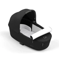 Cybex Priam Duovogn - sepia black/chrome black- Kombivogne Med Flade Sæder