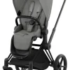 Cybex Priam klapvogn - mirage grey/matt black- Klapvogne Med Flade Sæder