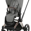 Cybex Priam klapvogn - mirage grey/rosegold- Klapvogne Med Flade Sæder
