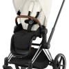 Cybex Priam klapvogn - off white/chrome brown- Klapvogne Med Flade Sæder