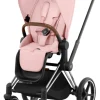 Cybex Priam klapvogn - peach pink/chrome brown- Klapvogne Med Flade Sæder
