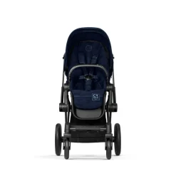 Cybex Priam klapvogn - Rebellious luxury denim blue/matt black- Klapvogne Med Flade Sæder
