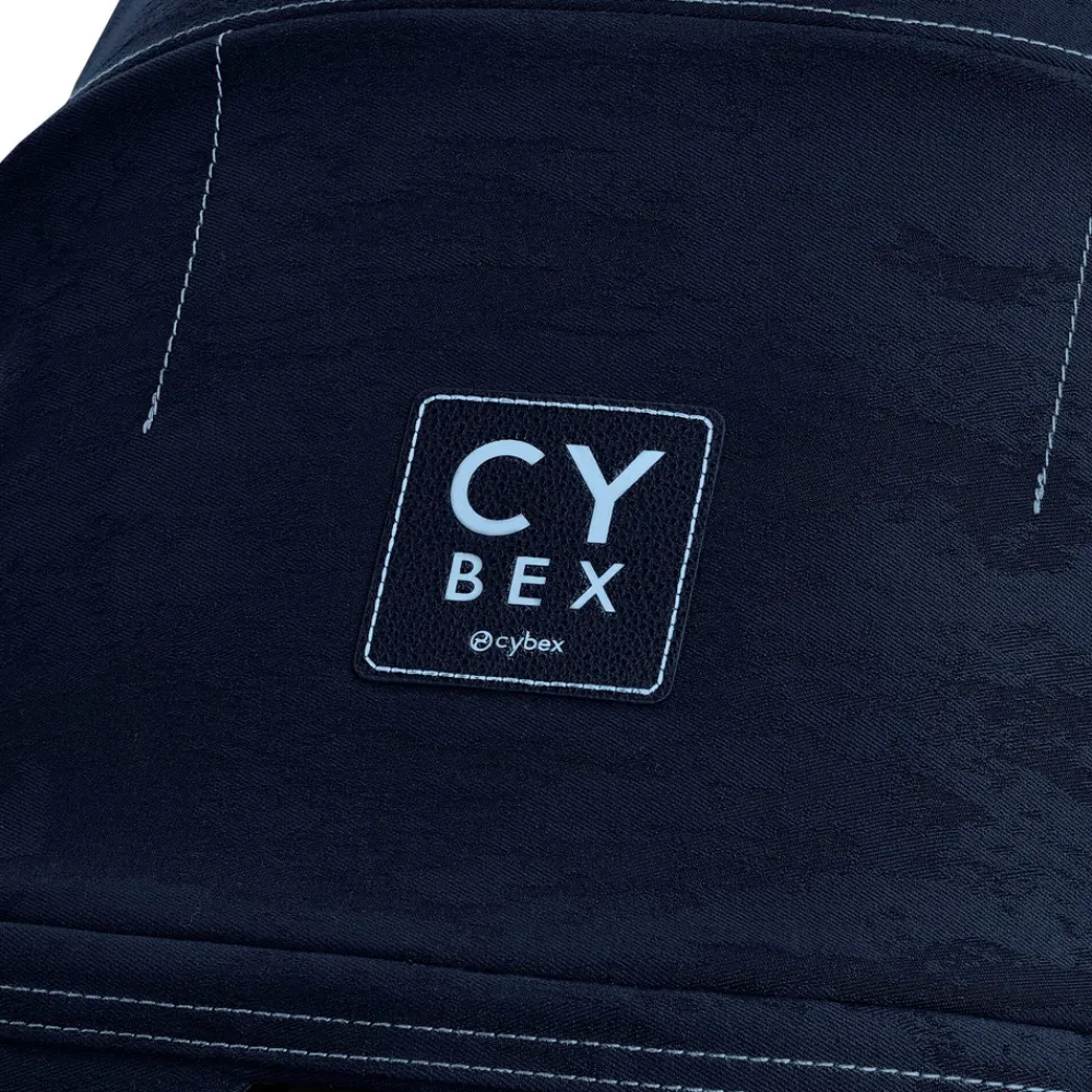 Cybex Priam klapvogn - Rebellious luxury denim blue/matt black- Klapvogne Med Flade Sæder
