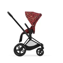 Cybex Priam klapvogn - rockstar/matt black- Klapvogne Med Flade Sæder