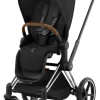 Cybex Priam klapvogn - sepia black/chrome brown- Klapvogne Med Flade Sæder